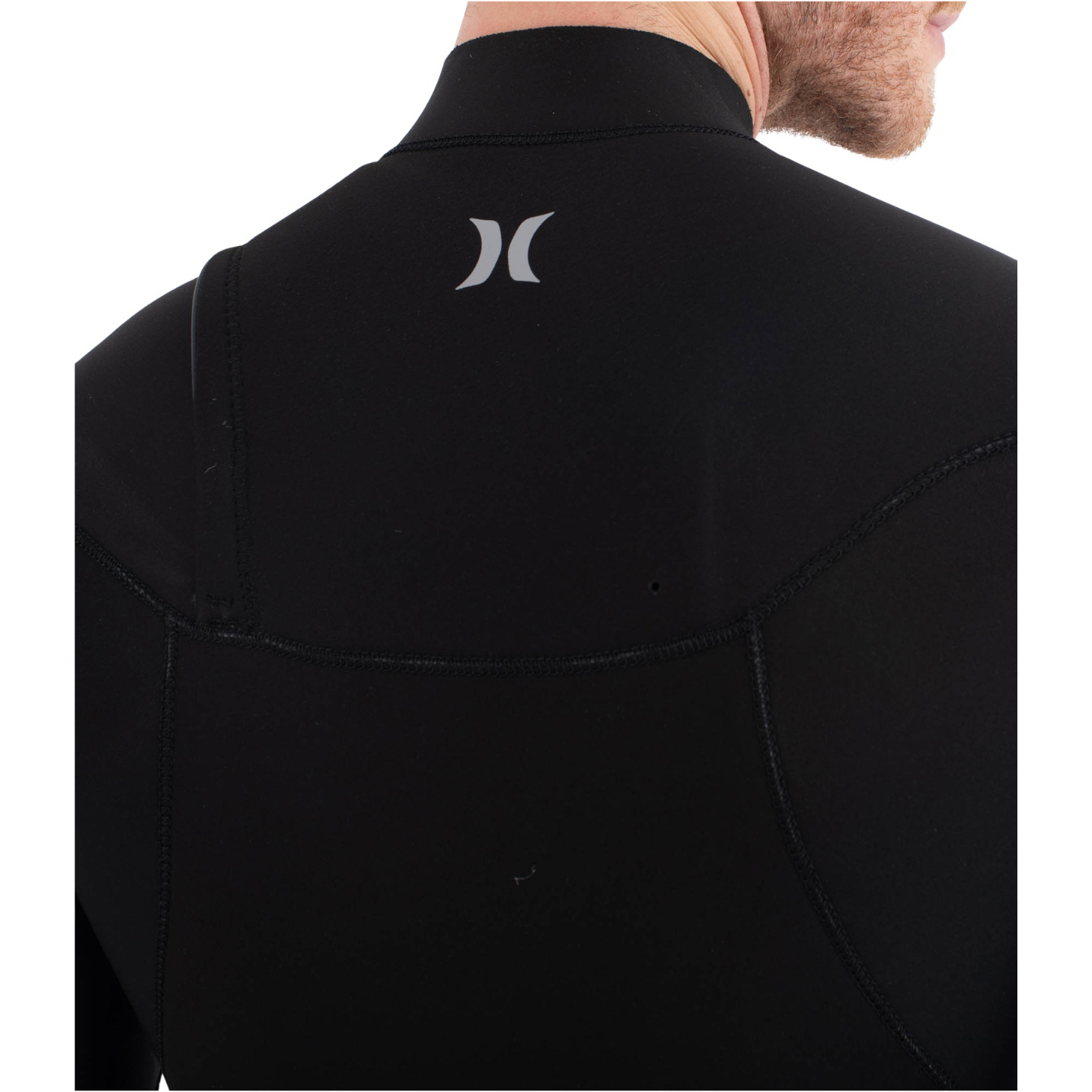 2026 Hurley Hombres Advant 4/3mm Chest Zip Neopreno MFS0013423 - Black1